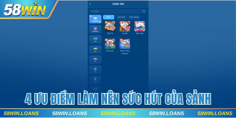 4 ưu điểm làm nên sức hút của sảnh