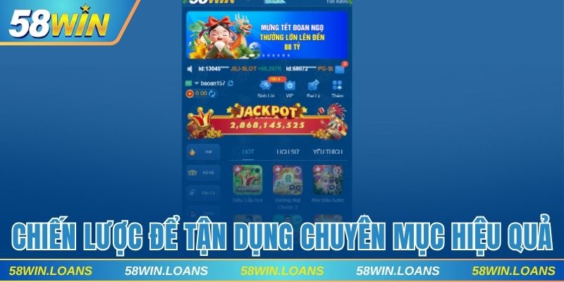 Chiến lược hay để tận dụng chuyên mục hiệu quả