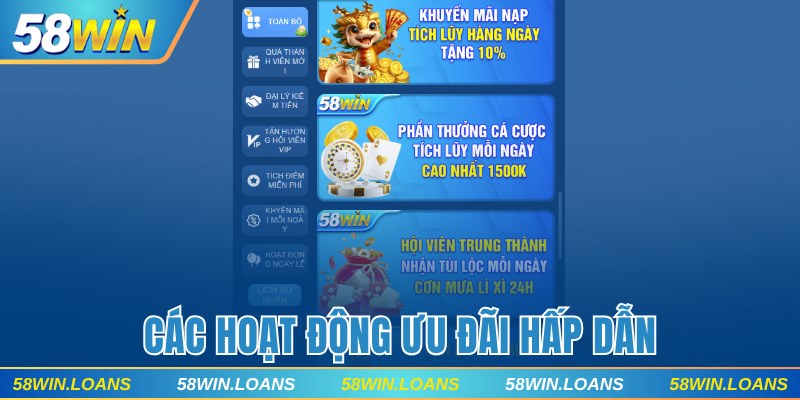 Tổng hợp các hoạt động ưu đãi lớn cho thành viên