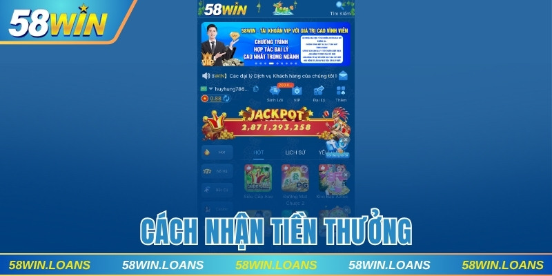 Cách nhận tiền thưởng