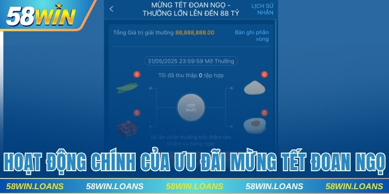 Hoạt động chính của ưu đãi Mừng Tết Đoan Ngọ