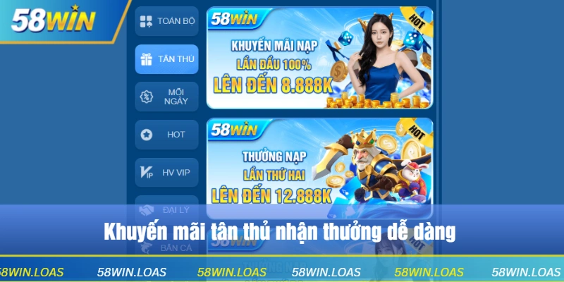Khuyến mãi tân thủ nhận thưởng dễ dàng